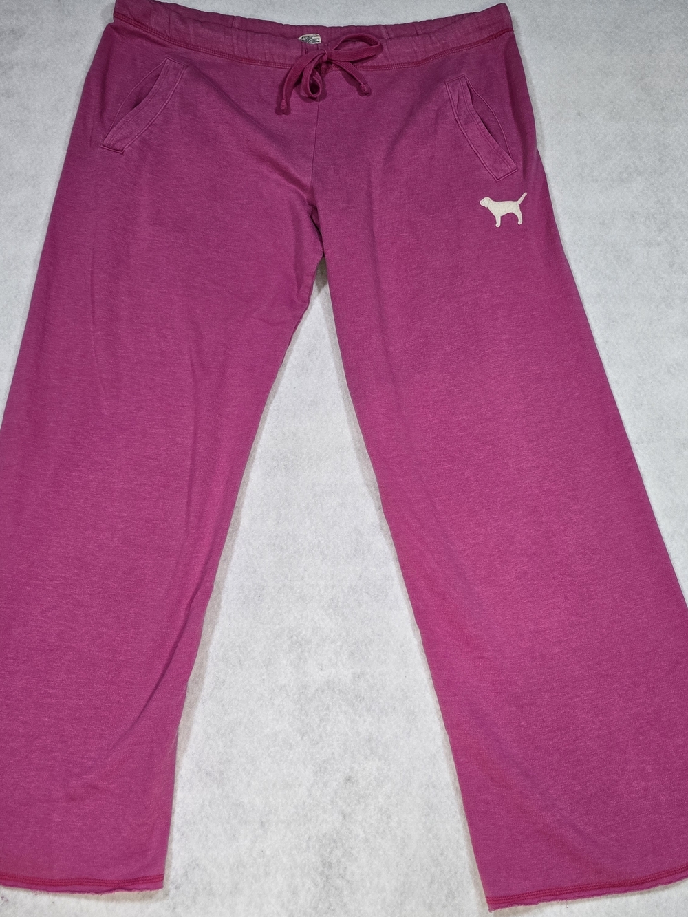 Victoria's Secret LOVE PINK Sweatpants Y2K Drawstring Large